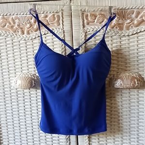 Cobalt blue bra top